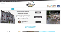 Desktop Screenshot of mairie-herserange.fr